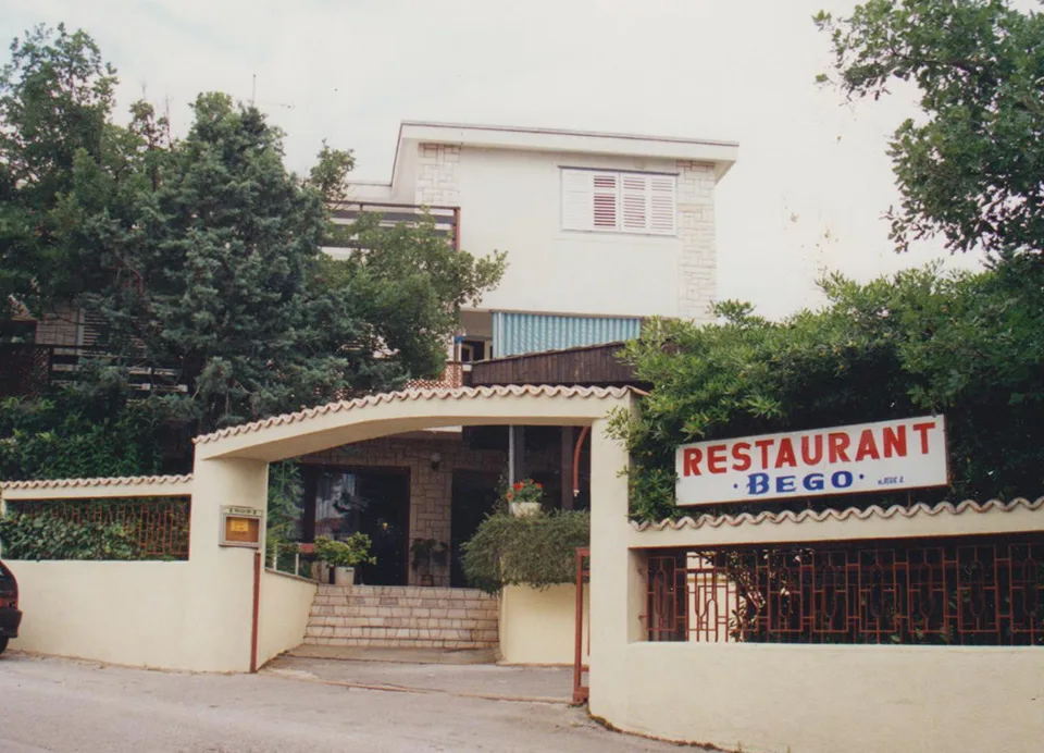 Restaurant Bego in its early years