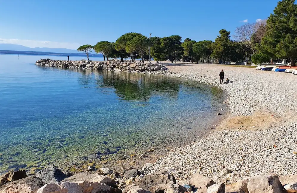 Podvorska Beach in Crikvenica